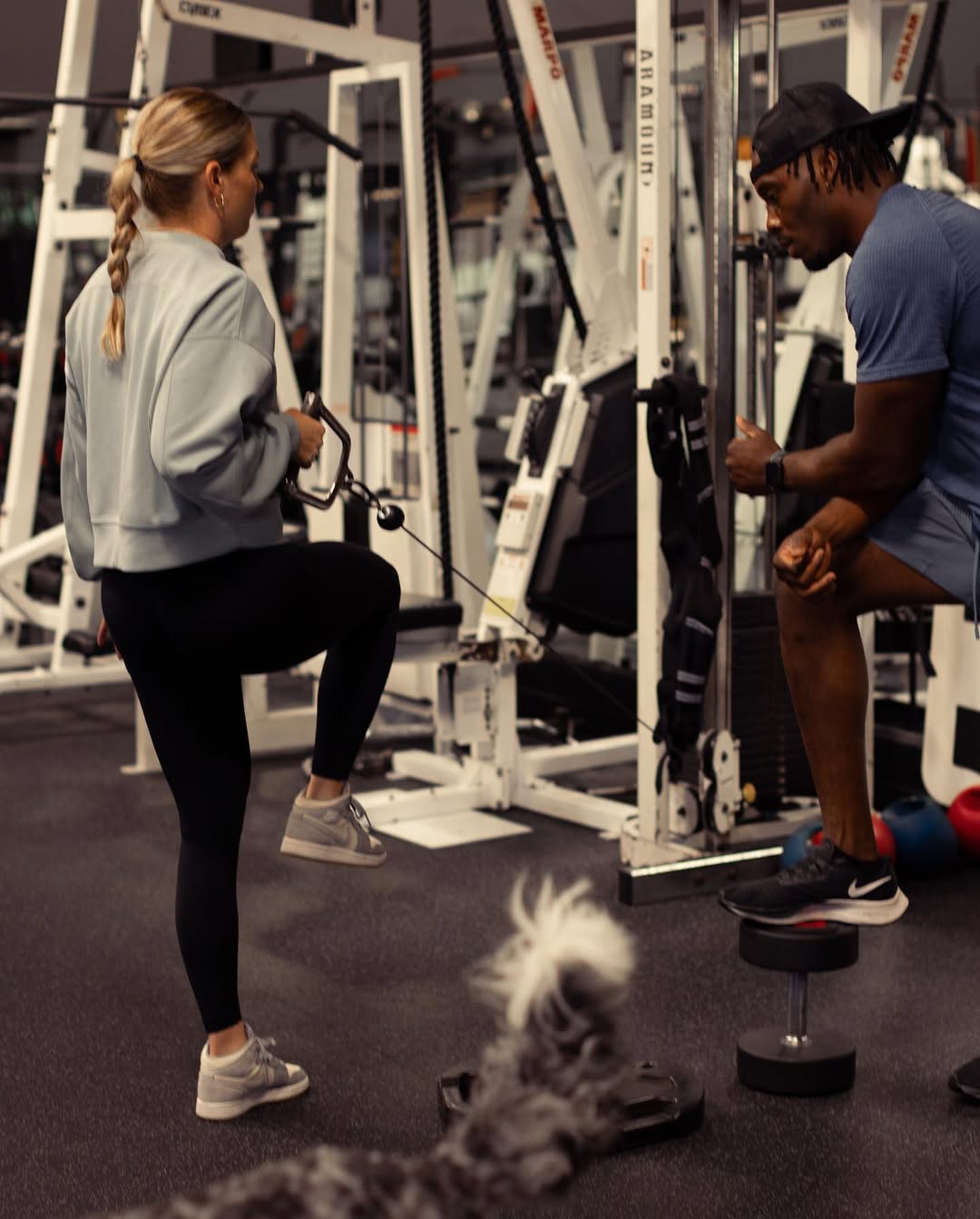 Athlete undergoing performance testing